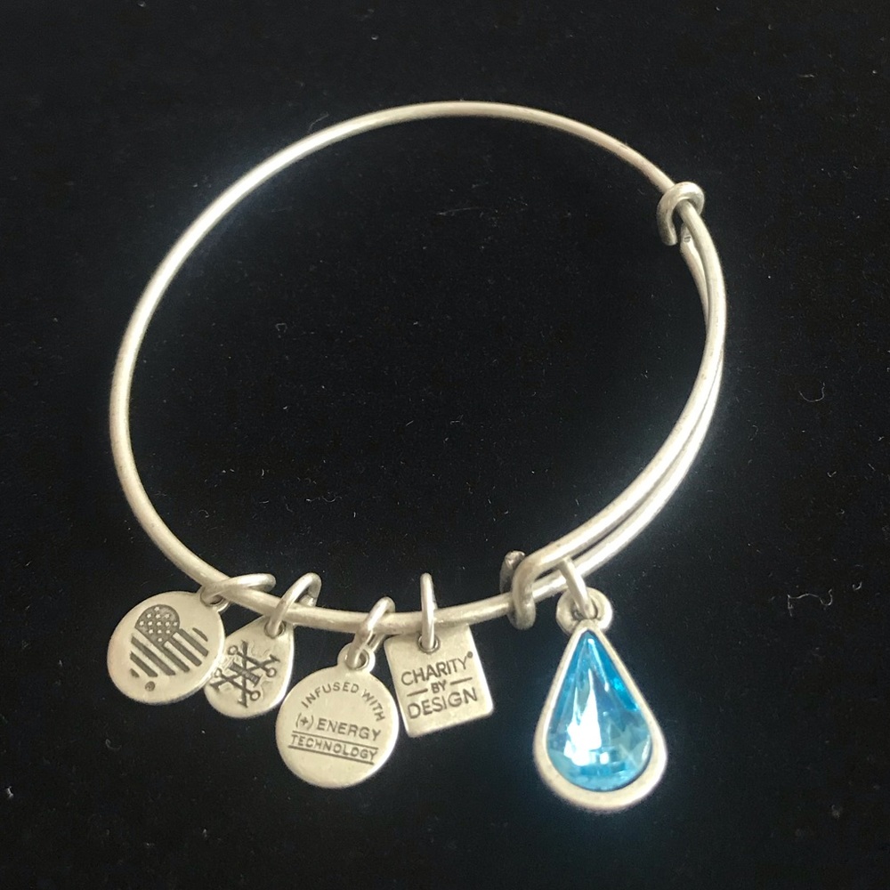 Alex and Ani - Blue Drop Charity Bracelet